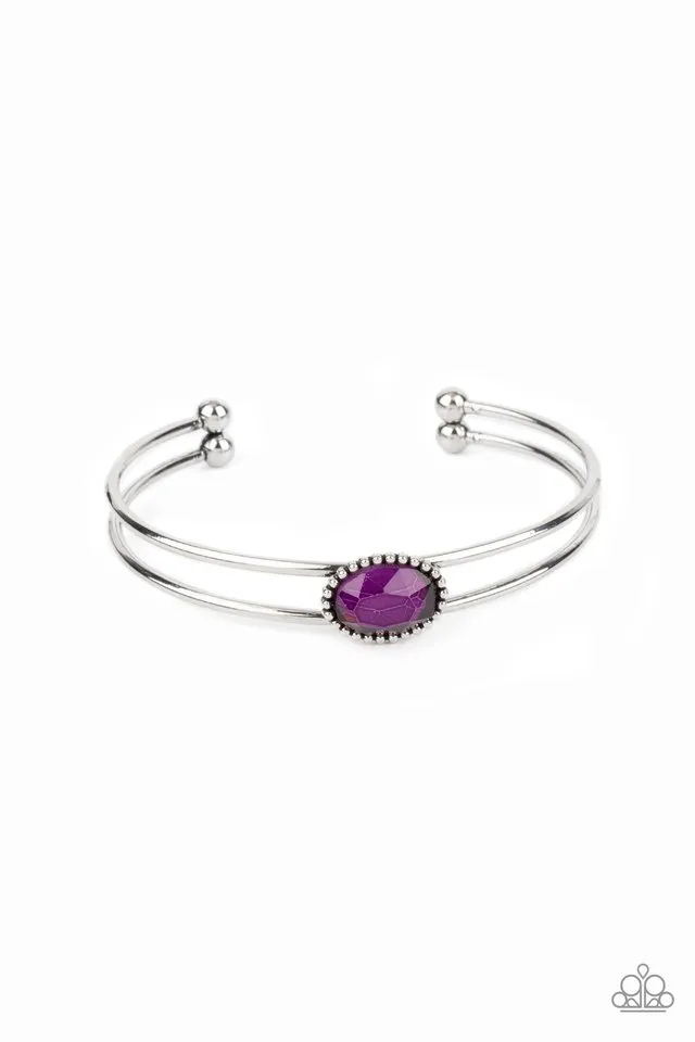 Paparazzi Bracelet ~ Magnificently Mesmerized - Purple