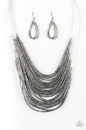 Paparazzi Necklace ~ Catwalk Queen - Black