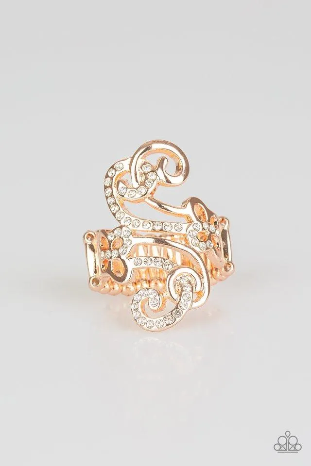 Paparazzi Ring ~ Waltzing Wonders - Gold