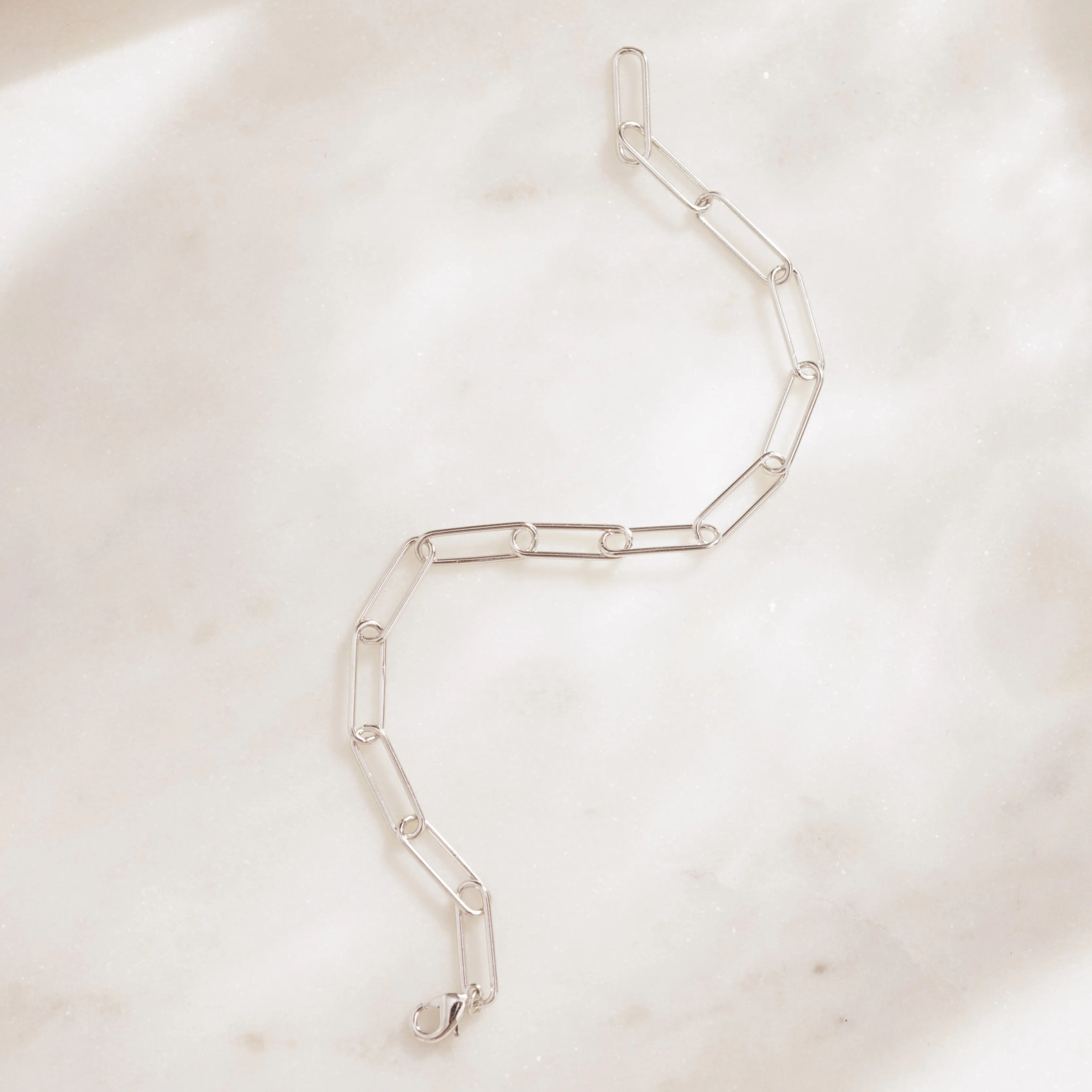 Paperclip Chain Bracelet