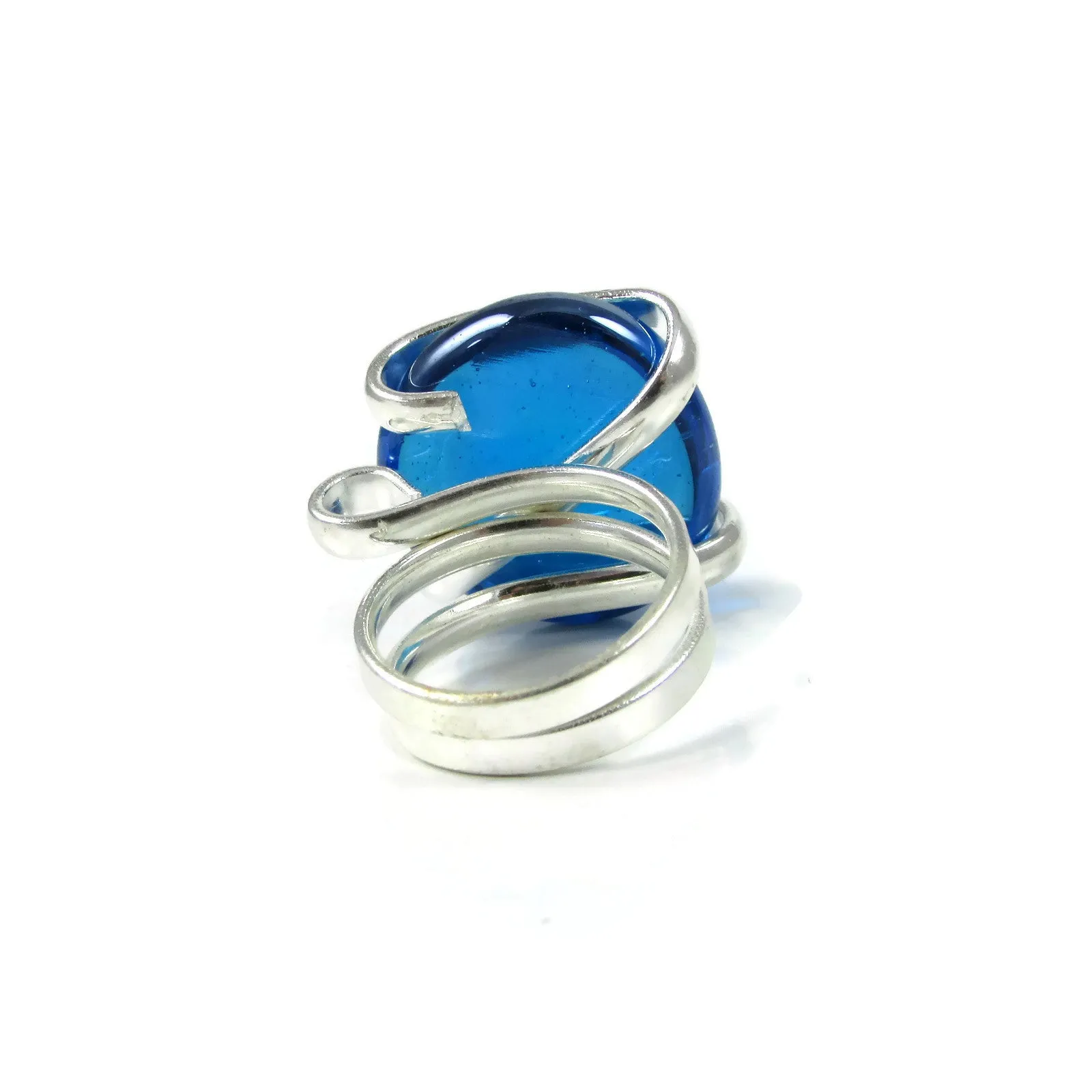 Parallel Ring - Turquoise Crystal Iridescent