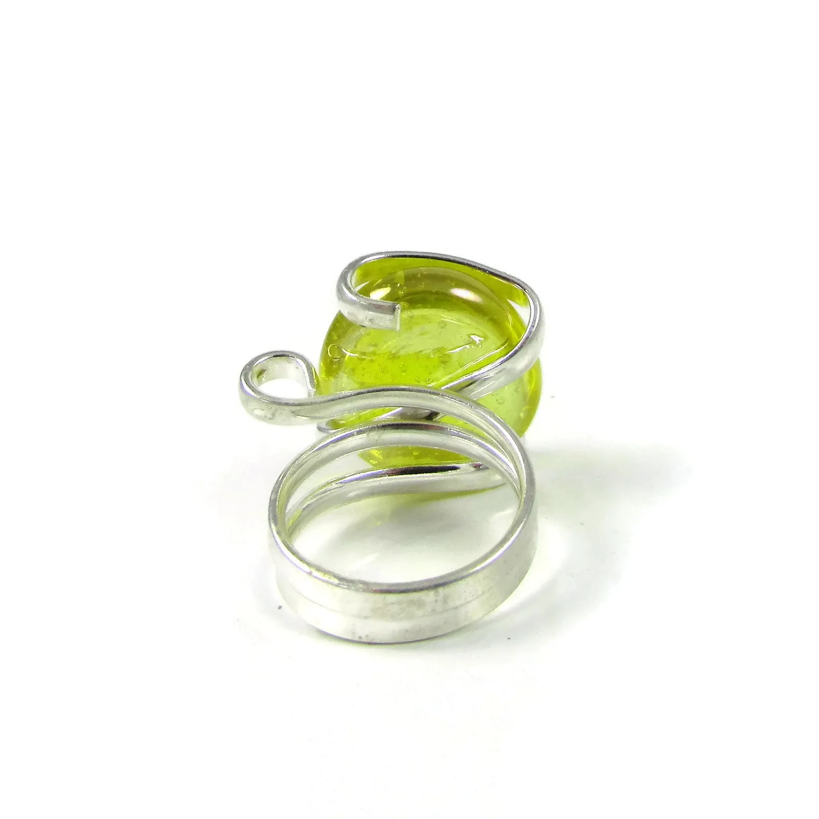 Parallel Ring - Yellow Crystal