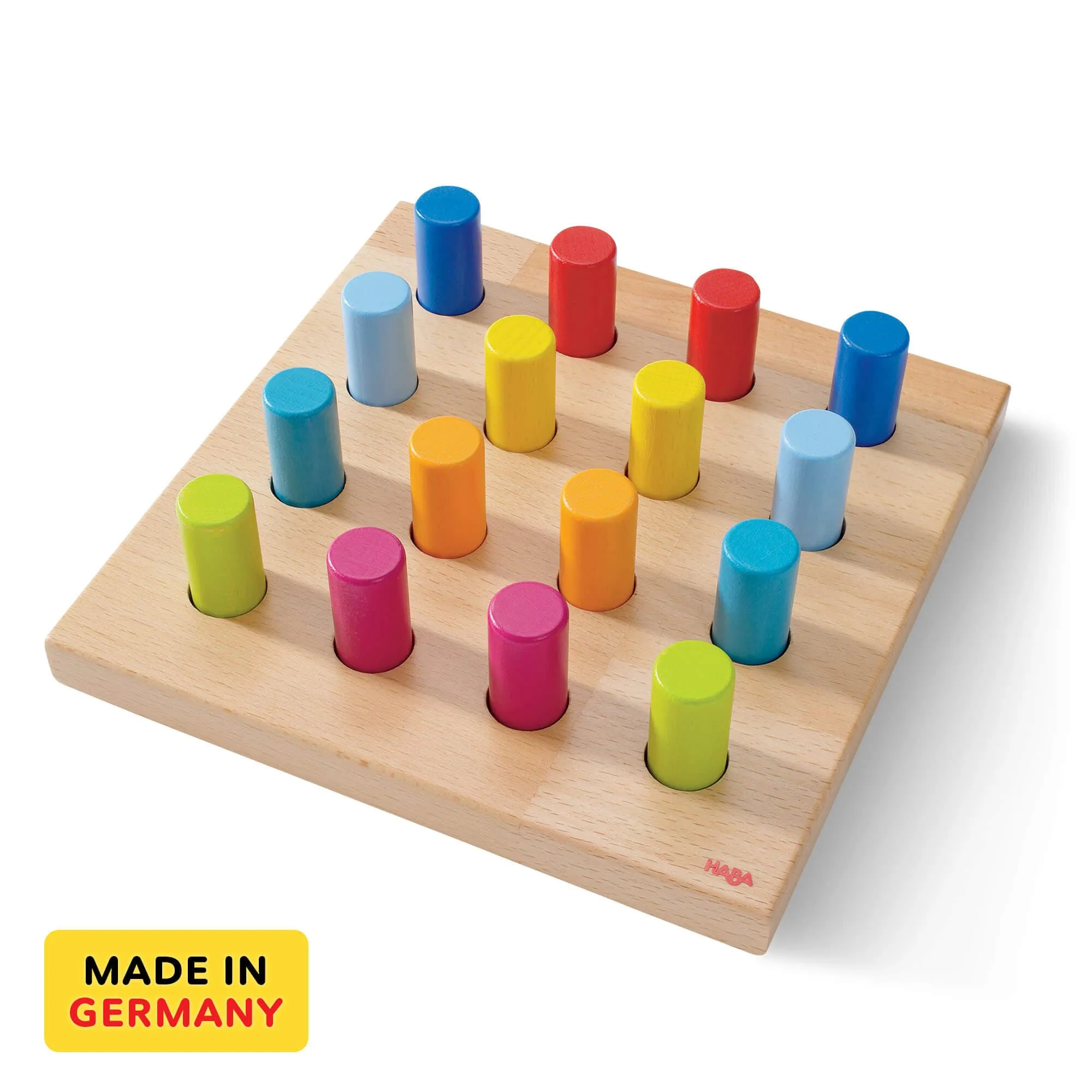 Rainbow Whirls Wooden Sorting and Stacking Game