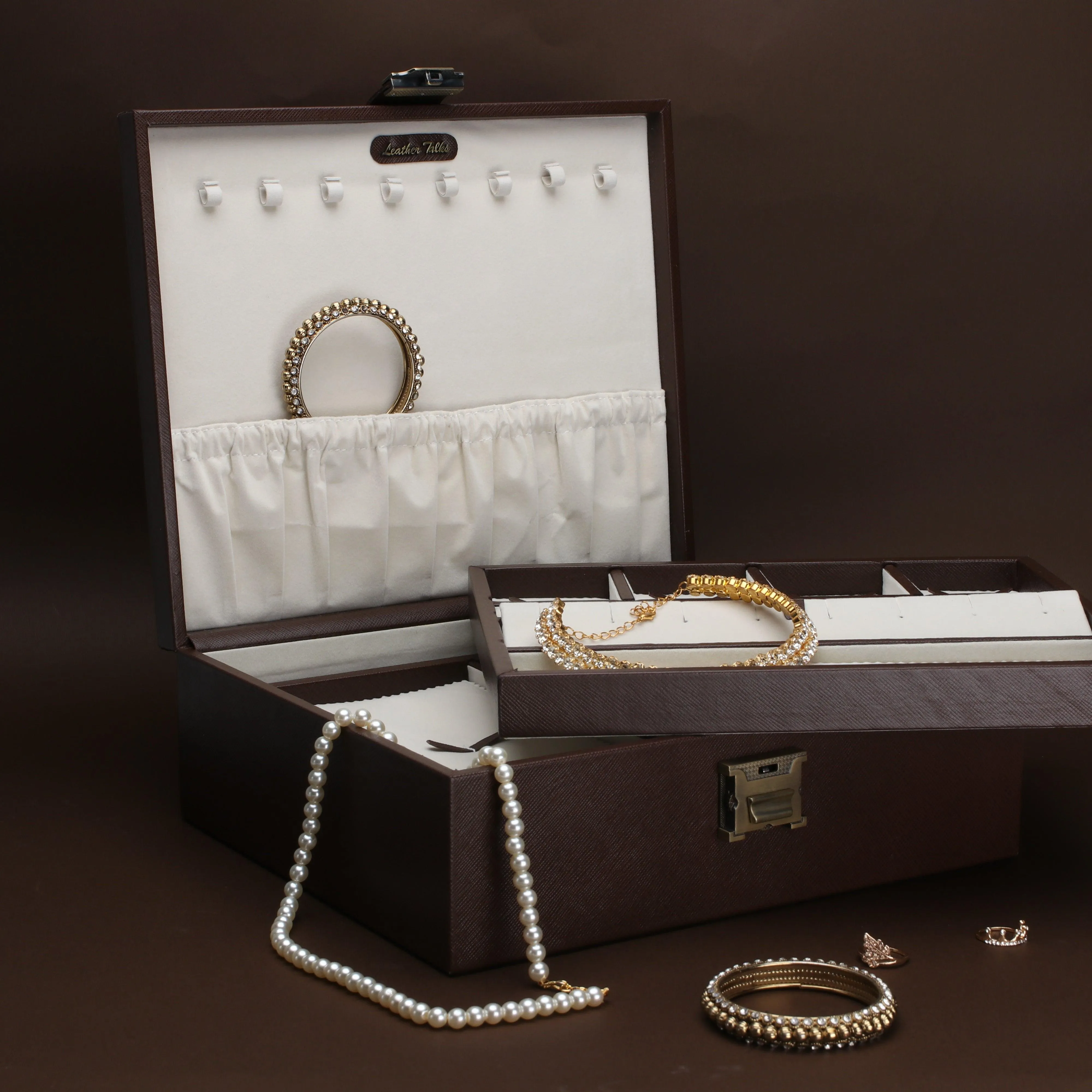 Royce Double Tray Jewellery Box