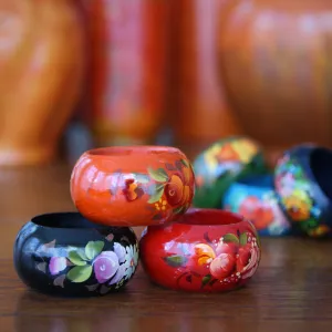 Russian Folk Napkin Rings