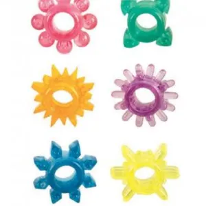 Senso 6 Pack Stretchy Cock Rings