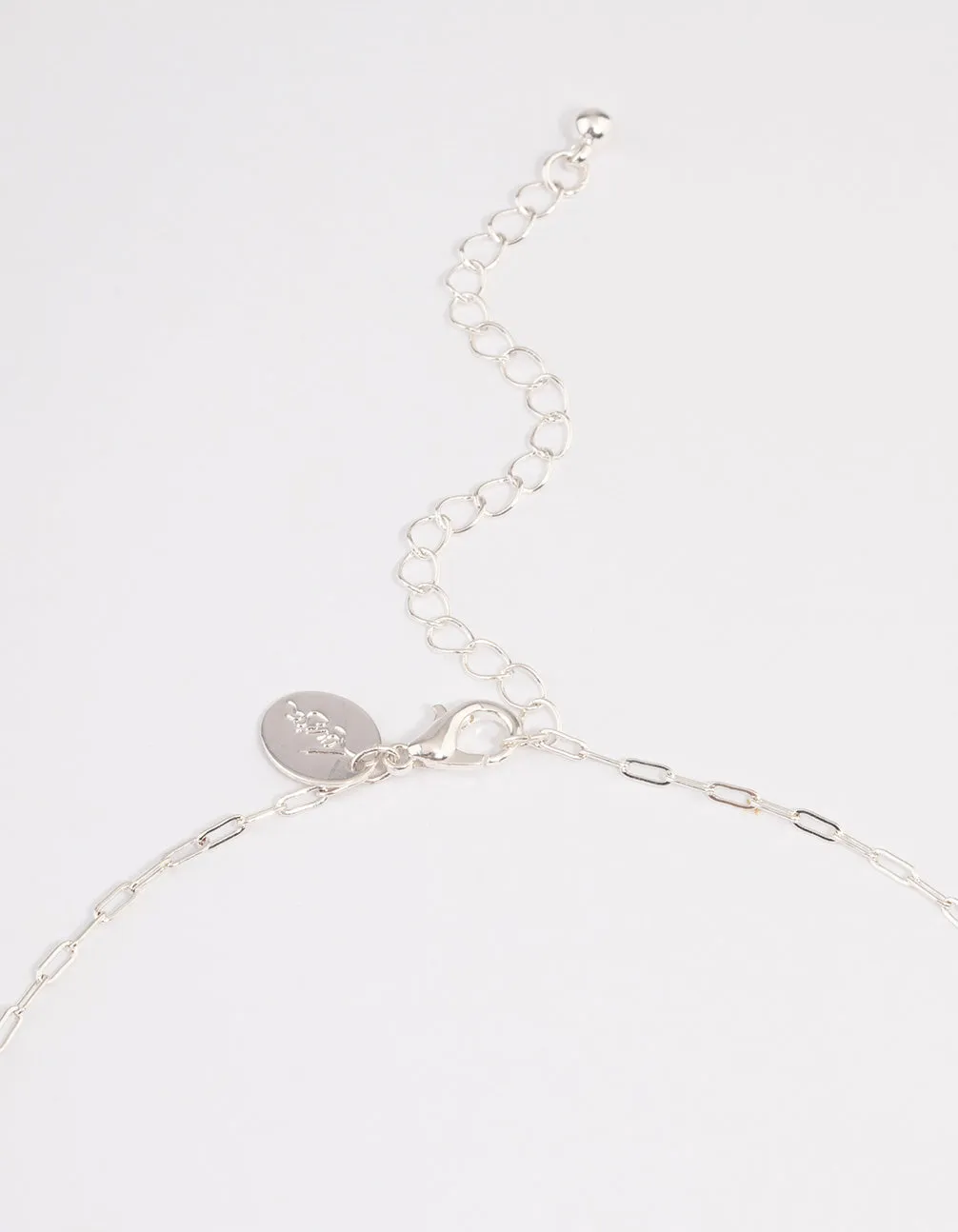 Silver Bling Snake Necklace