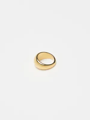 Small Gold Orb Ring