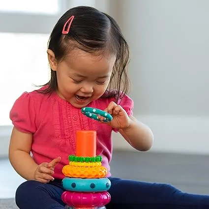 Stacks of Circles Stacking Ring Toy, 9-Piece STEM Learning Set for 6  Months