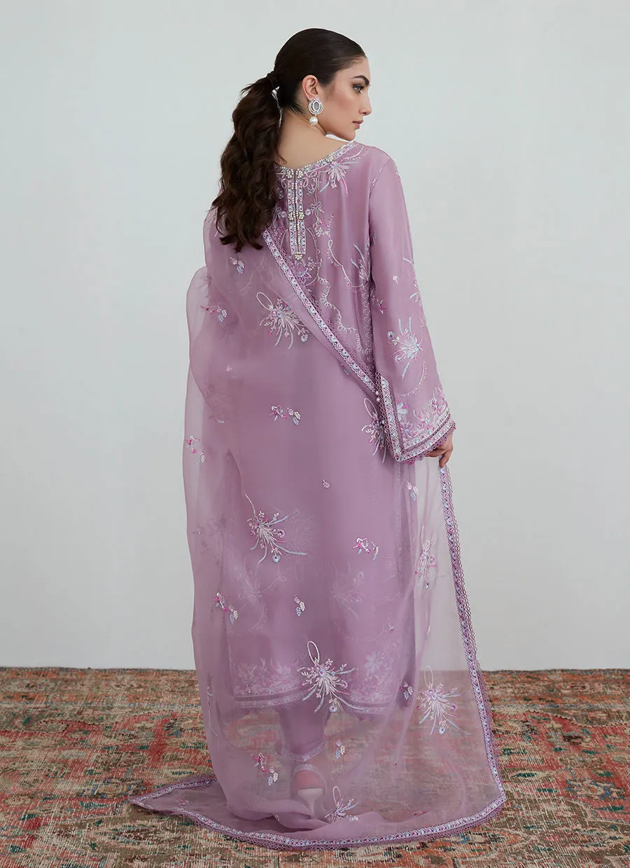 Tara Collection 23 - Mona Mauve Shirt And Dupatta