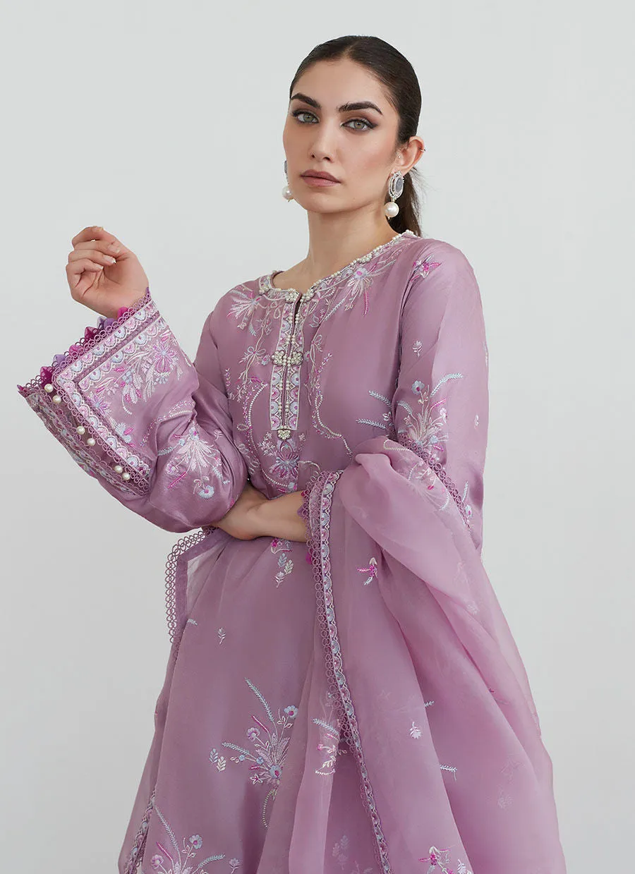 Tara Collection 23 - Mona Mauve Shirt And Dupatta