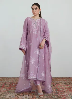 Tara Collection 23 - Mona Mauve Shirt And Dupatta