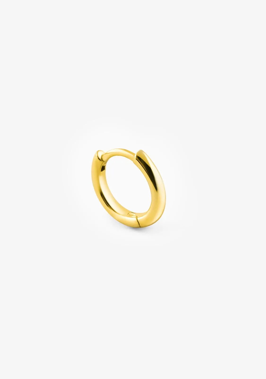 Thin Hoop Piercing Gold