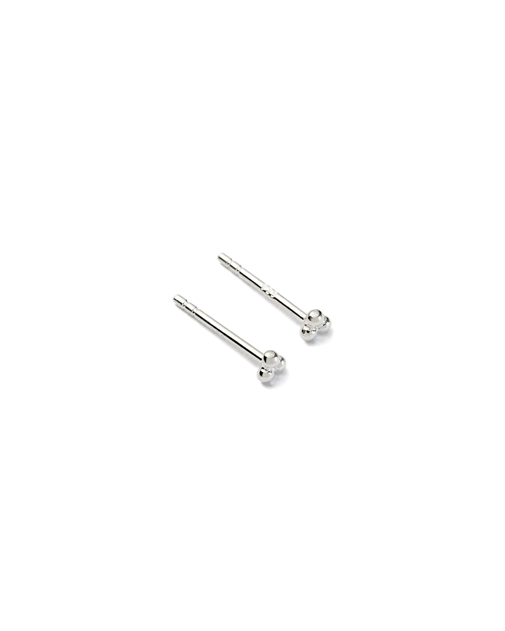 THREE DOT STUDS (STERLING SILVER)