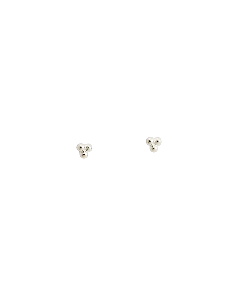 THREE DOT STUDS (STERLING SILVER)