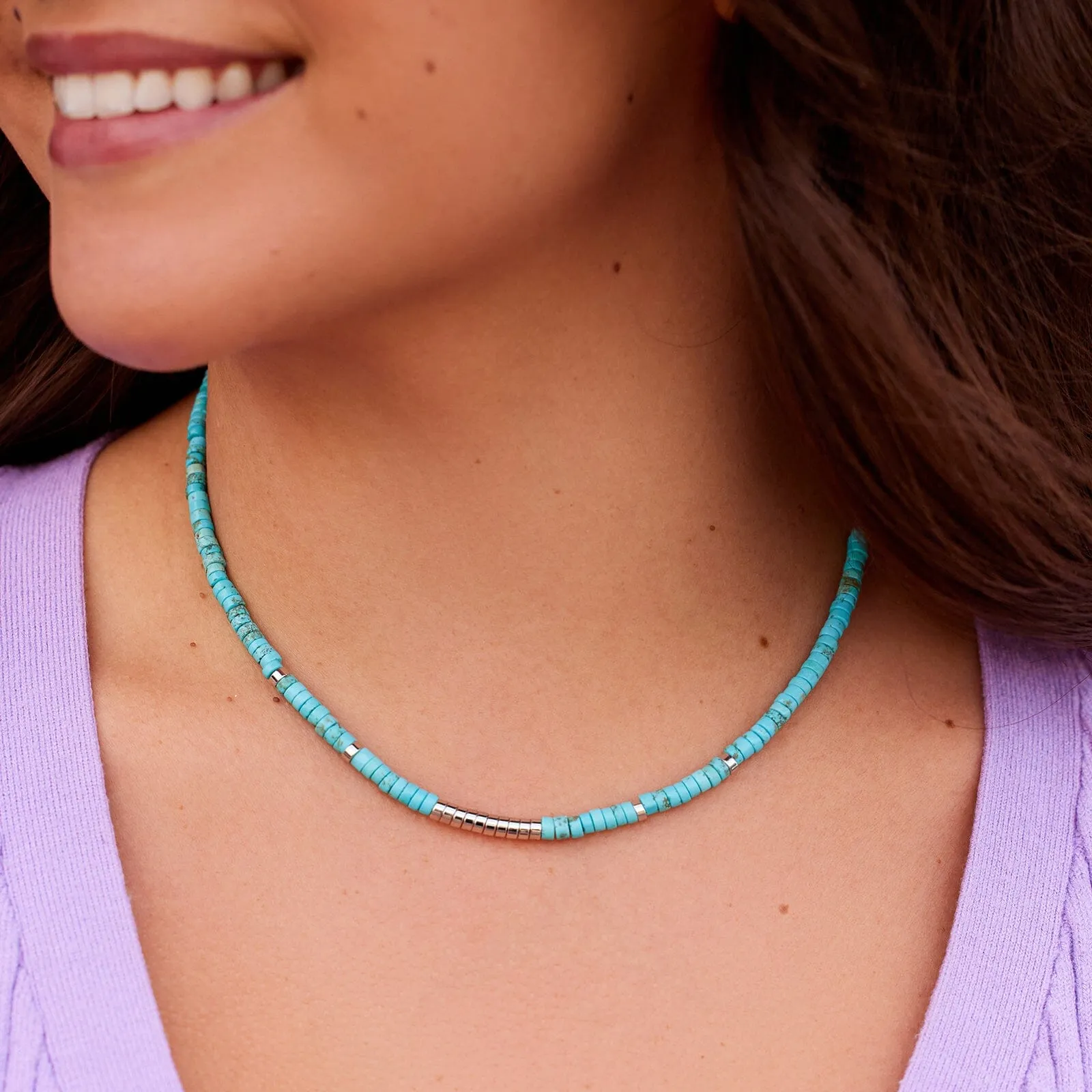 Turquoise Bead Choker