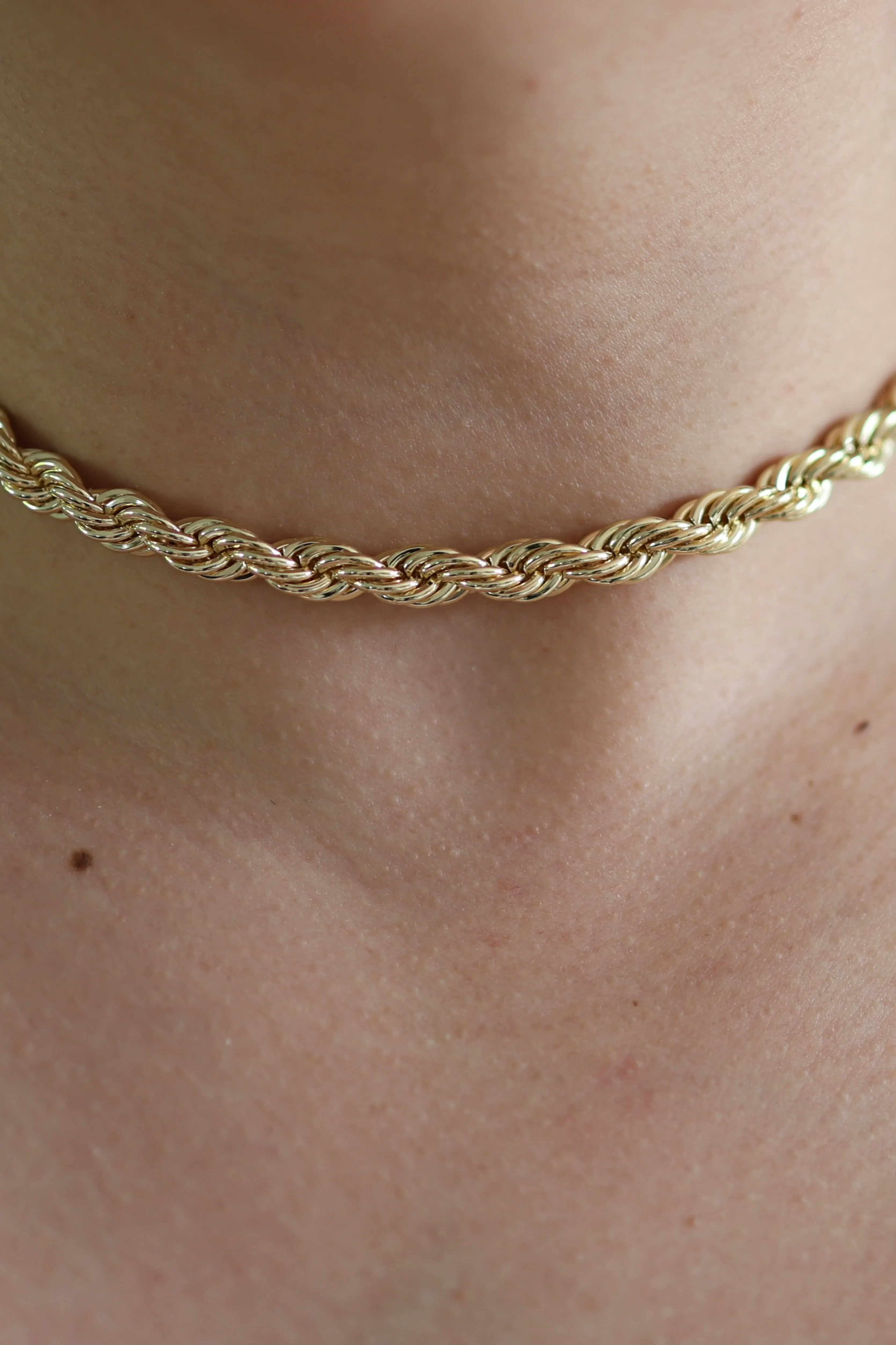 Vintage Chunky Gold Choker