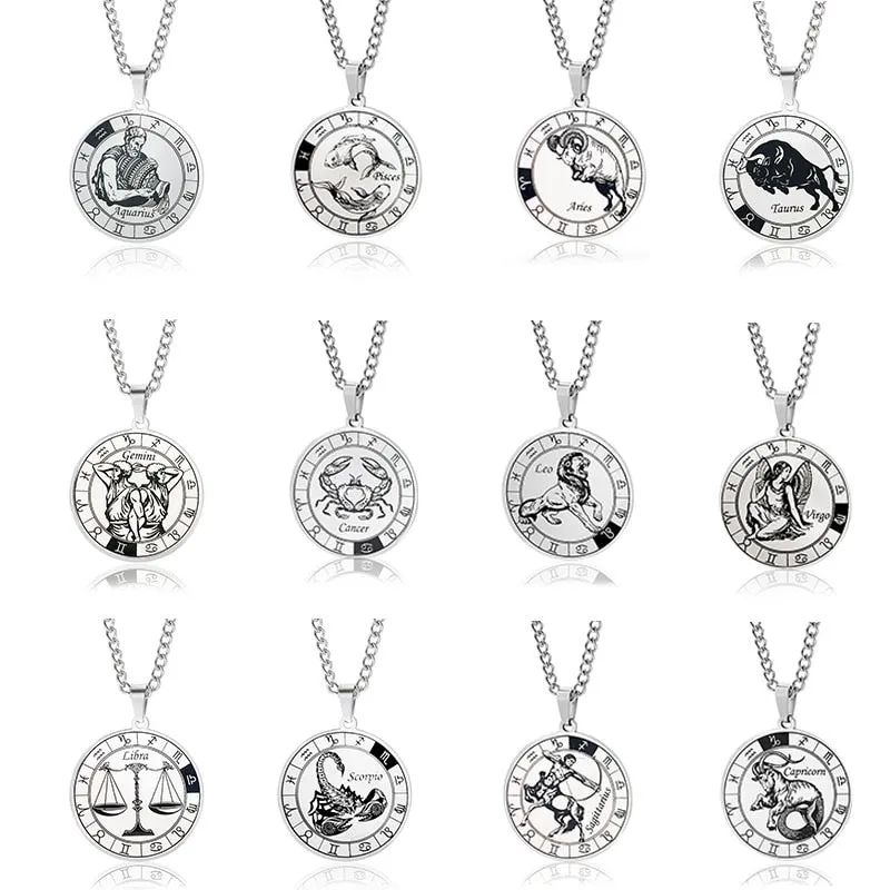 Zodiac Silver Necklace