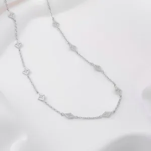 Zyia Silver Choker Necklace